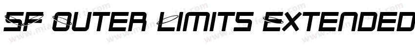 SF Outer Limits Extended字体转换